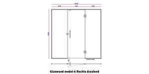 Glaswand Model 6