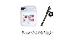 Stoombadgeurstof + elektronische aanzuiglans