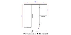 Glaswand model 10